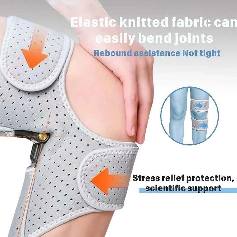 🔥Hot Sale🔥Enhanced Knee Brace Stabilizer - Adjustable Triple-Spring Support for Squats, Climbing & Recovery