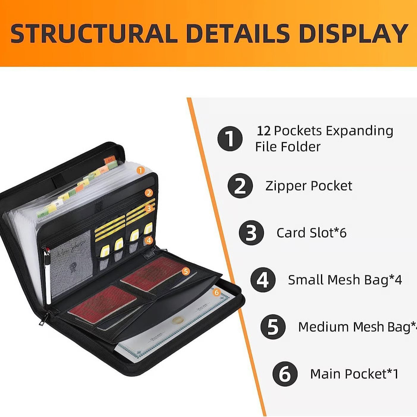 🔥Hot Sale! ⚡Multi-purpose Fireproof Document Bag 💪