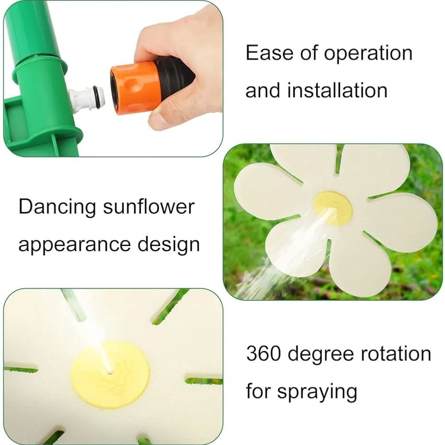 🔥LAST DAY 40% OFF🤣Crazy Dancing Flower Water Sprinkler
