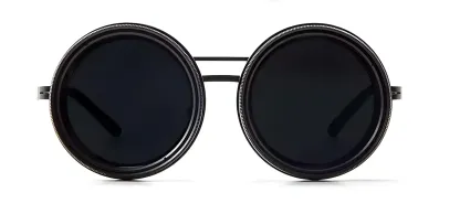 Adjustable Tint Polarized Round Sunglasses | ND9 Stepless 1-9 Gears