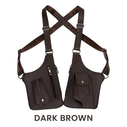 ⏳Limited-time 50% off⏰Double Shoulder Strap Multi-Pocket Outdoor Anti-Theft Tactical Bag💼