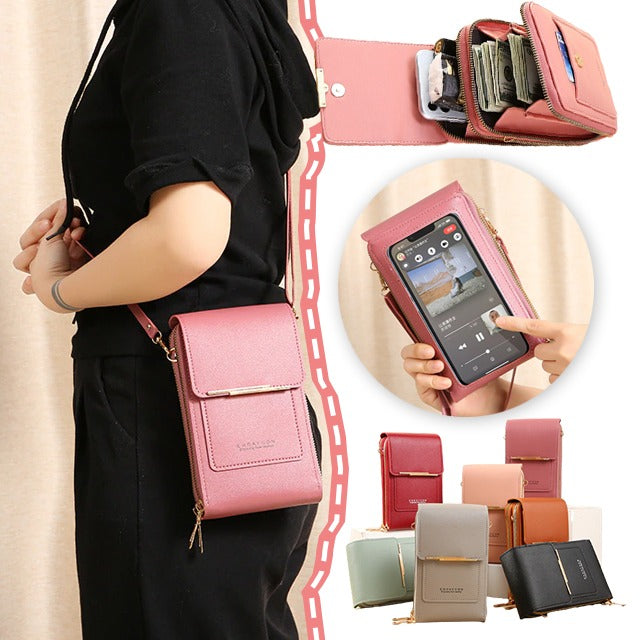 🔥Hot Sale 66% OFF -🎁Women's Touch Screen Mobile Phone Messenger bag