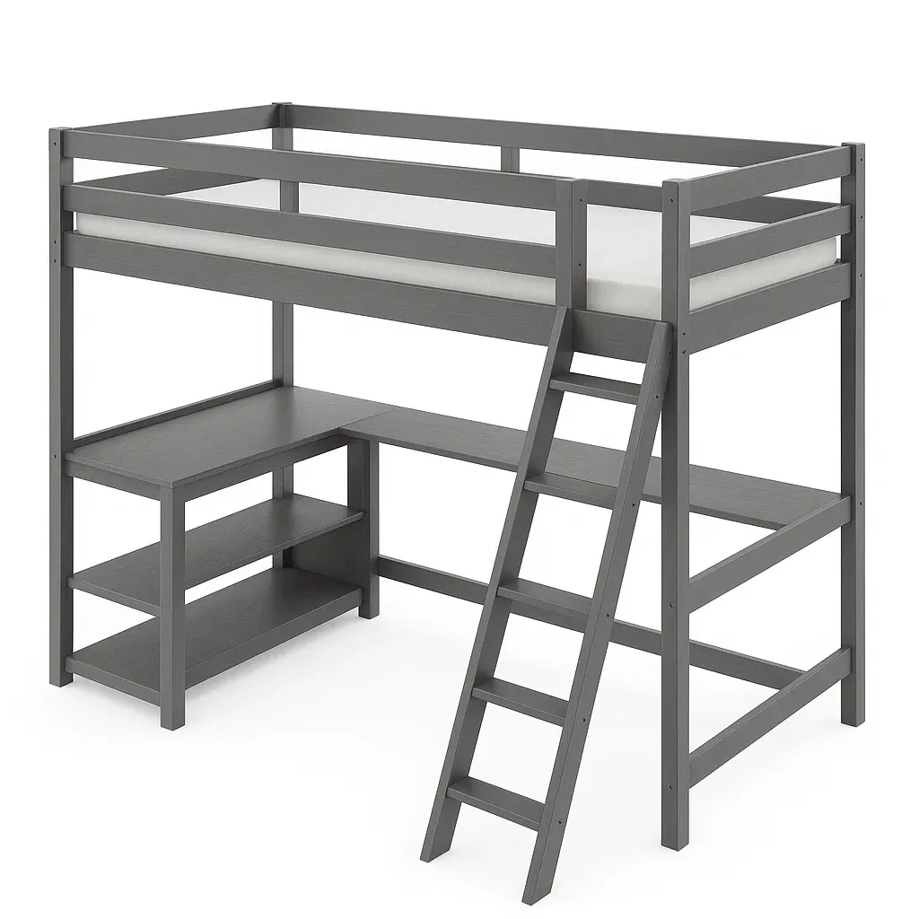 Letti,Letto a soppalco - mobil a maison