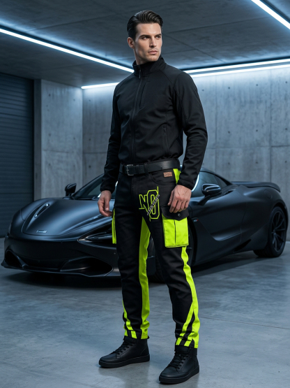 Herren Retro Urlaub Business Kunstprint Freizeit Berufsbekleidung Hose