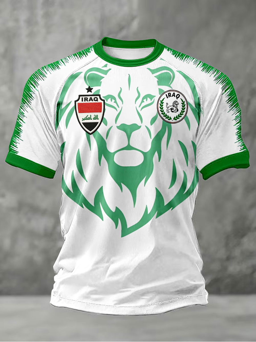 Männer Irak Fußball T-Shirts