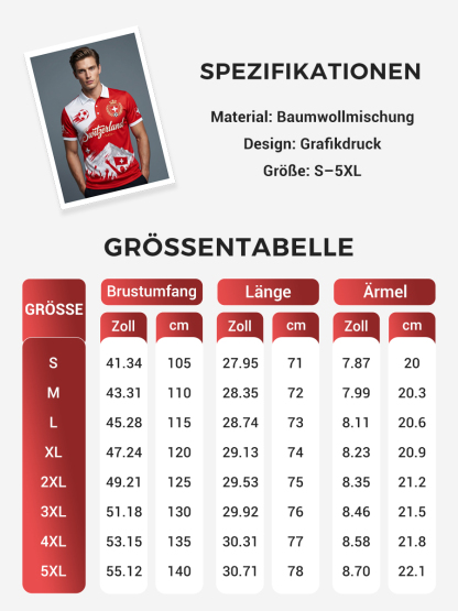 Kurzarm-Polos hirt für Männer mit Fußball-Themen druck