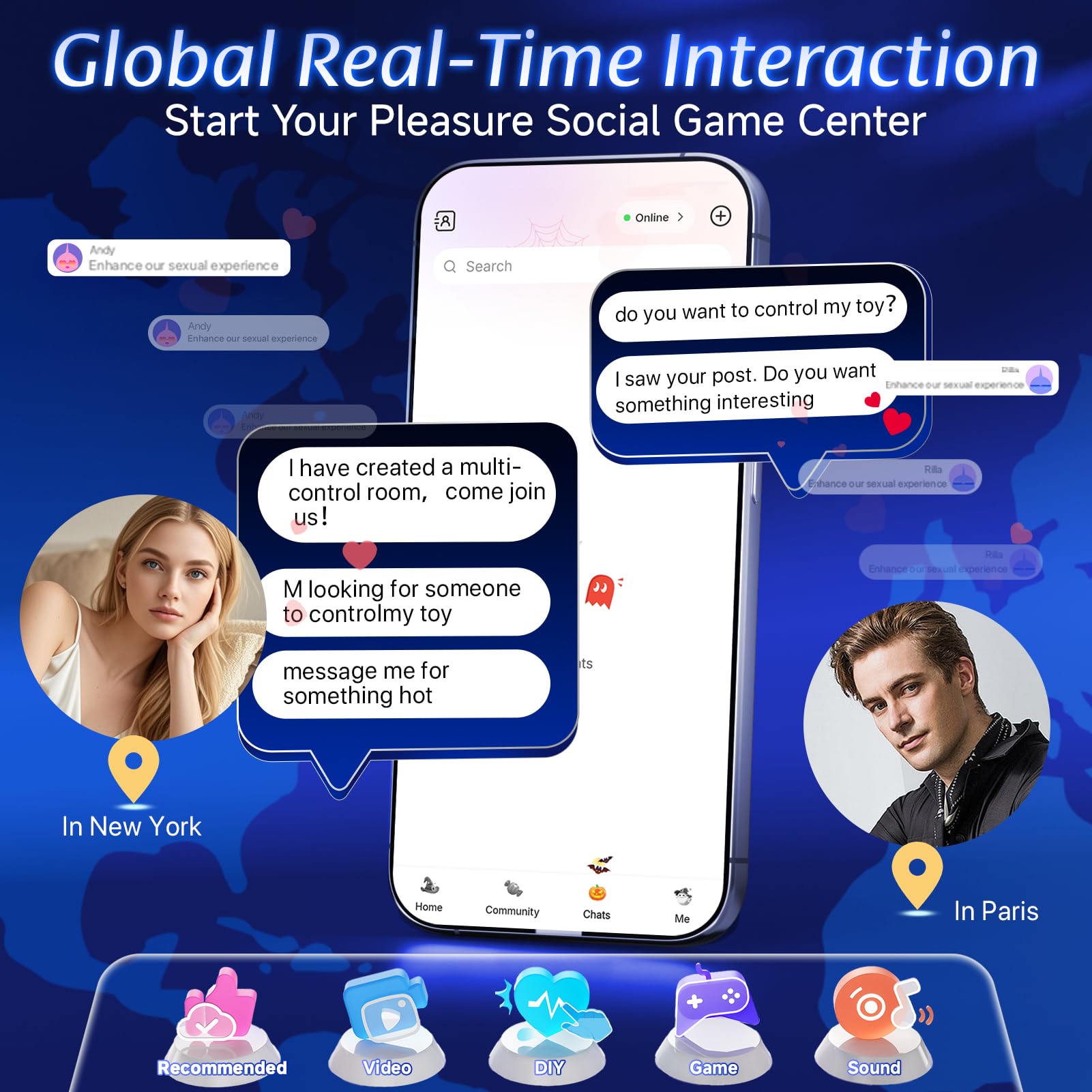 🔥Brandneues, per App steuerbares Prostata-Massagegerät, Analspielzeug mit Gleitring, Analplug-Penisring mit 9 Vibrationsstufen.💪
