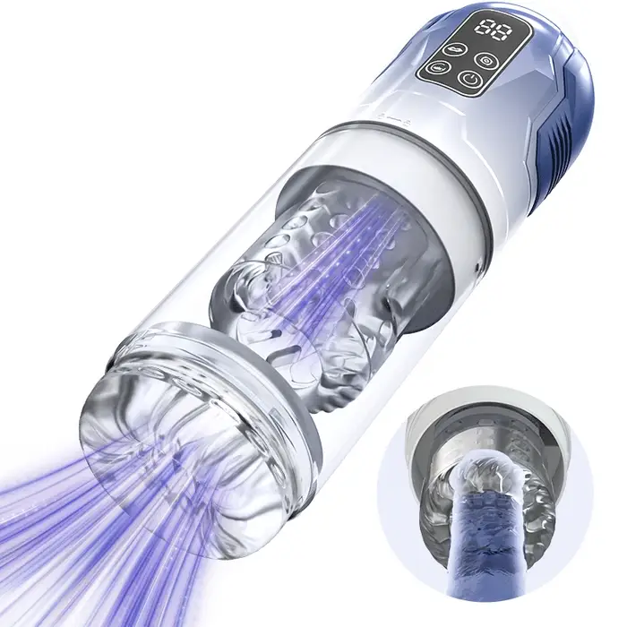 ✨2026 Penis Enlargement Pump 😍 – 💥Triple Stimulation with Suction, Vibration, and Elasticity💦