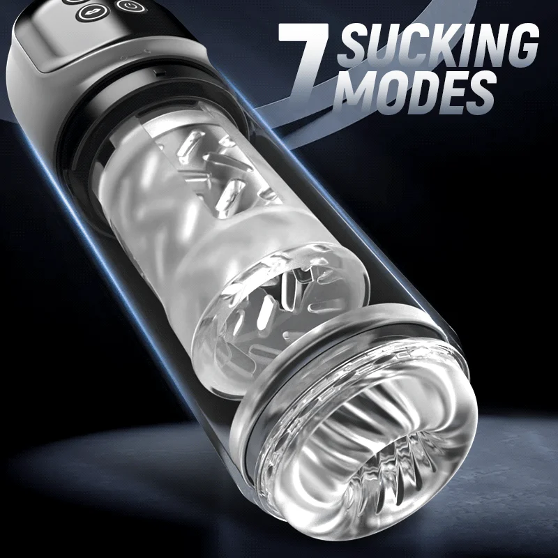 Night Elf – 7-Modus-Masturbator mit Rotation und Saugfunktion