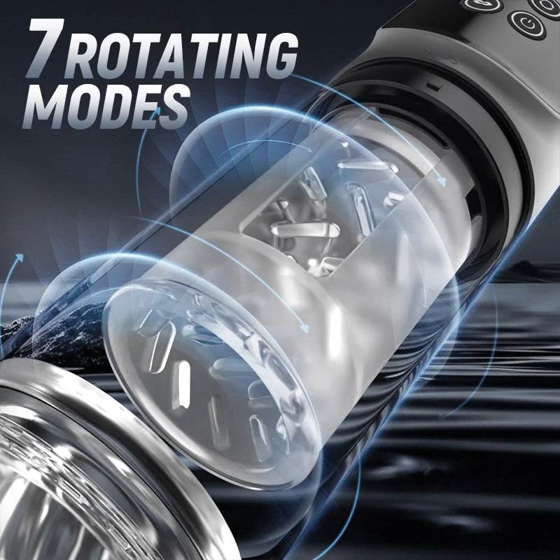 Night Elf – 7-Modus-Masturbator mit Rotation und Saugfunktion