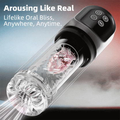 Night Elf – 7-Modus-Masturbator mit Rotation und Saugfunktion