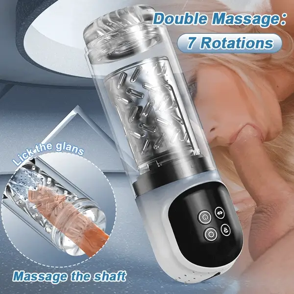 Night Elf – 7-Modus-Masturbator mit Rotation und Saugfunktion