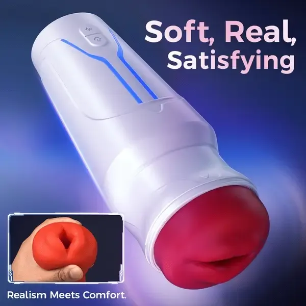 ✨City Lights Masturbator für Männer – Realistische Saug- und Oralsex-Vibration😍