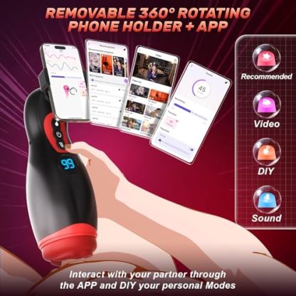 9 different suction and vibration modes – a male masturbator!