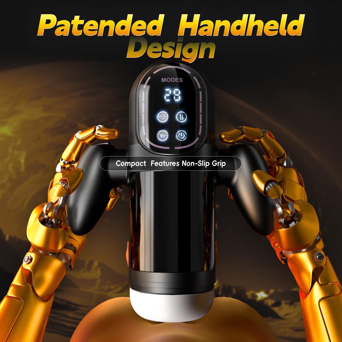 Die Penispumpe mit Vibrator bietet dreifache Luststimulation durch Saugen, Vibration und Stoßen.