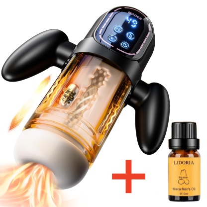 Die Penispumpe mit Vibrator bietet dreifache Luststimulation durch Saugen, Vibration und Stoßen.