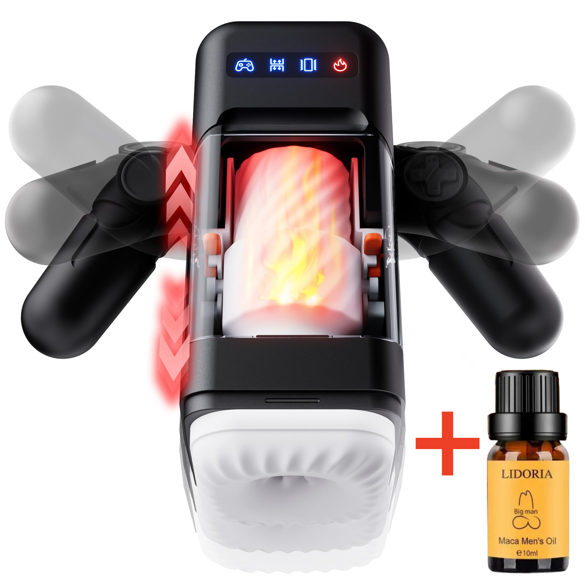 Supervibrator zur Masturbation: Vibration, Stoßen, Erhitzen, endloses Vergnügen.