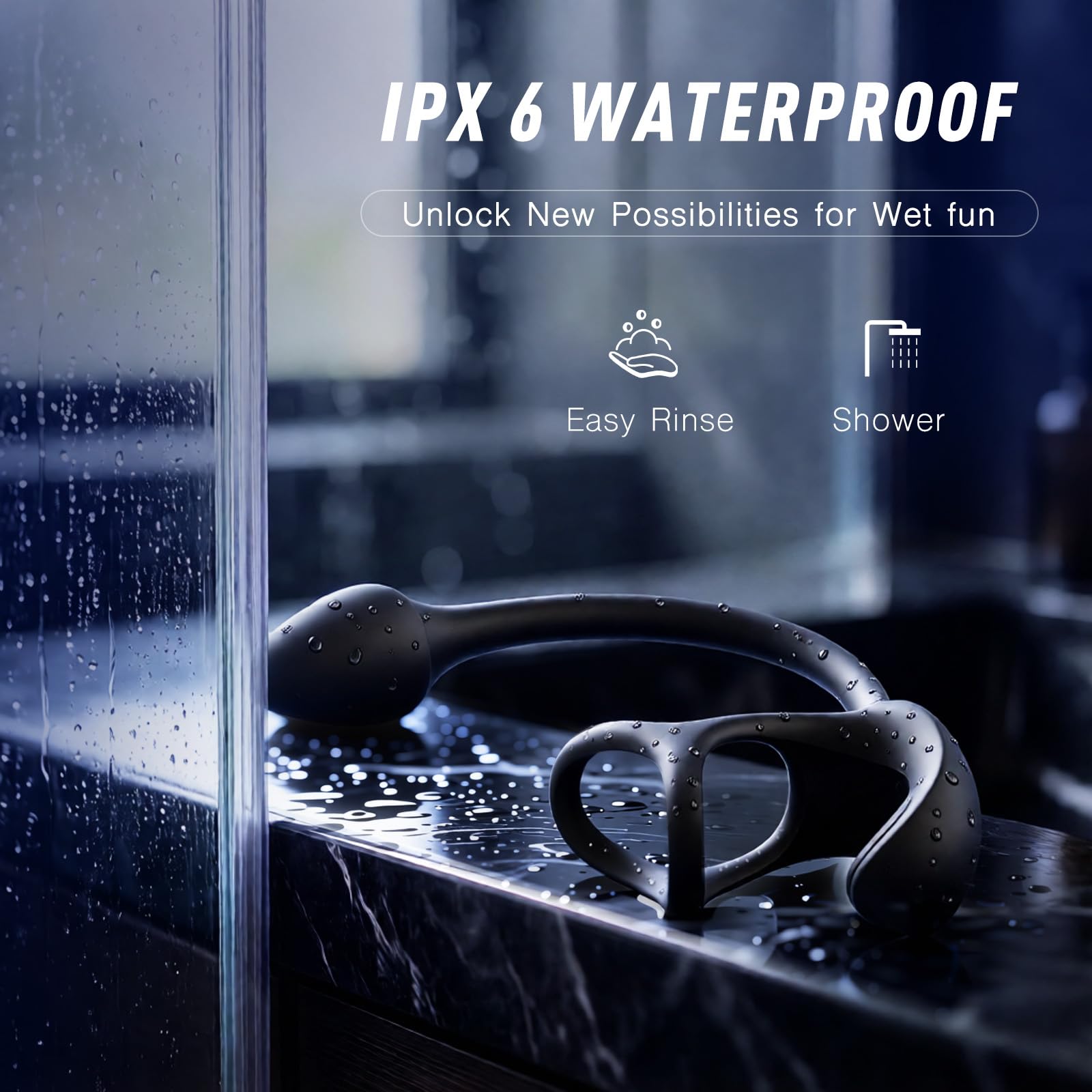 💥BIG-SALE😍99 Speed-controlled anal plug vibrator, testicular massage penile ring vibrator