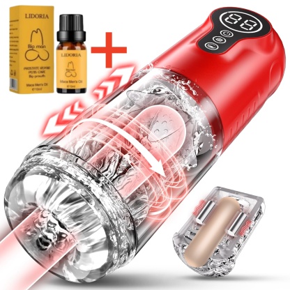 😍Multifunktionaler Lusttrainer ♥️–💋 7 Stoß-, Rotations- und Vibrationsstimulationsmodi😍