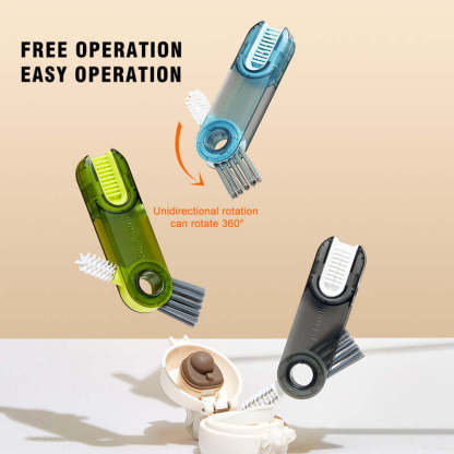 3-in-1 Cup Lid Crevice Cleaning Brush