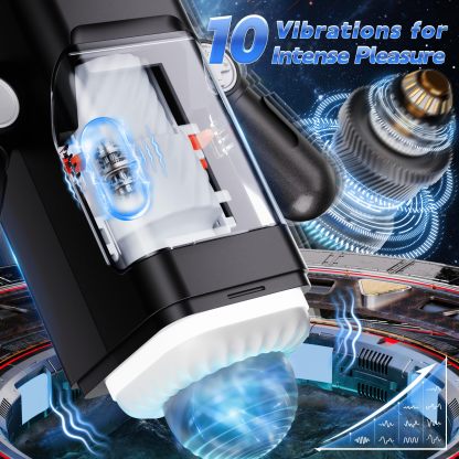 Supervibrator zur Masturbation: Vibration, Stoßen, Erhitzen, endloses Vergnügen.