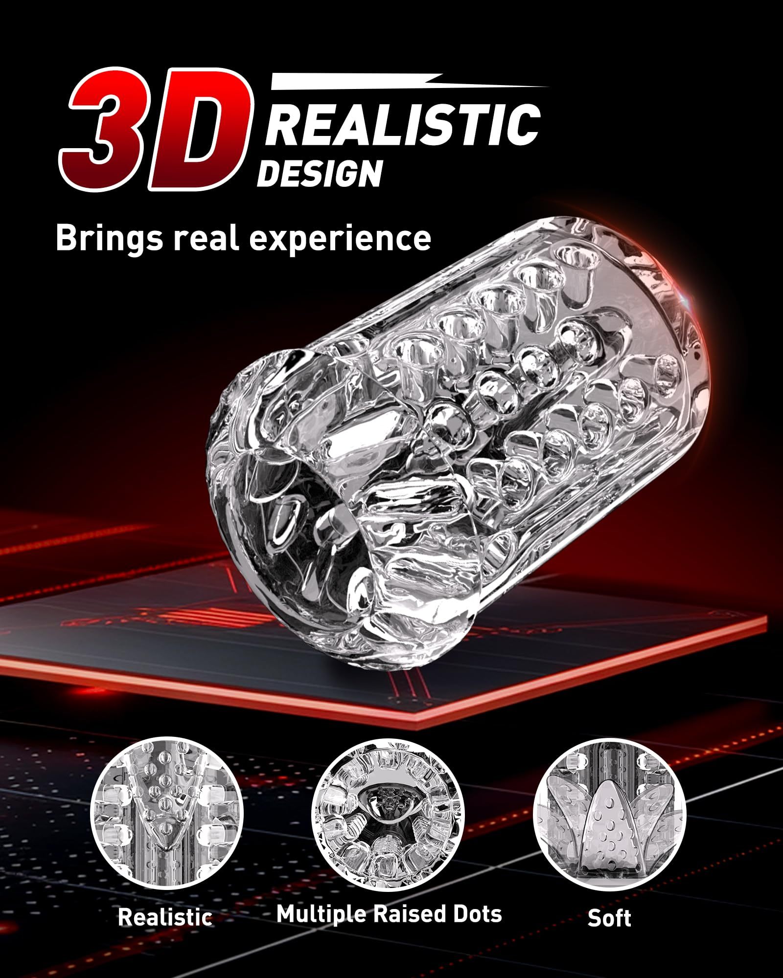 😍Multifunktionaler Lusttrainer ♥️–💋 7 Stoß-, Rotations- und Vibrationsstimulationsmodi😍