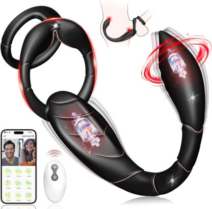 Scorpion 3-in-1 Penisring, Prostata-Massagegerät und Analvibrator mit 9 Vibrationsmodi – Analspielzeug für Erwachsene