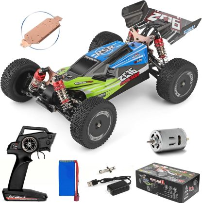 WLtoys 144001 4WD High-Speed RC Car – 60km/h 1:14 Off-Road Buggy