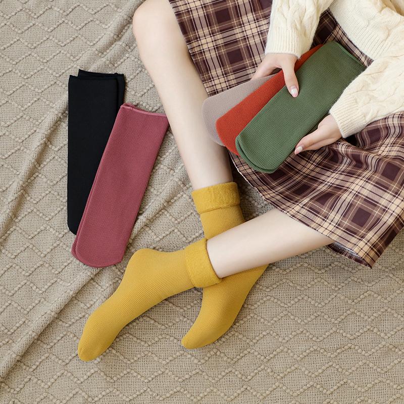 🔥Winter Hot Sales-- Winter Soft Plush Floor Socks