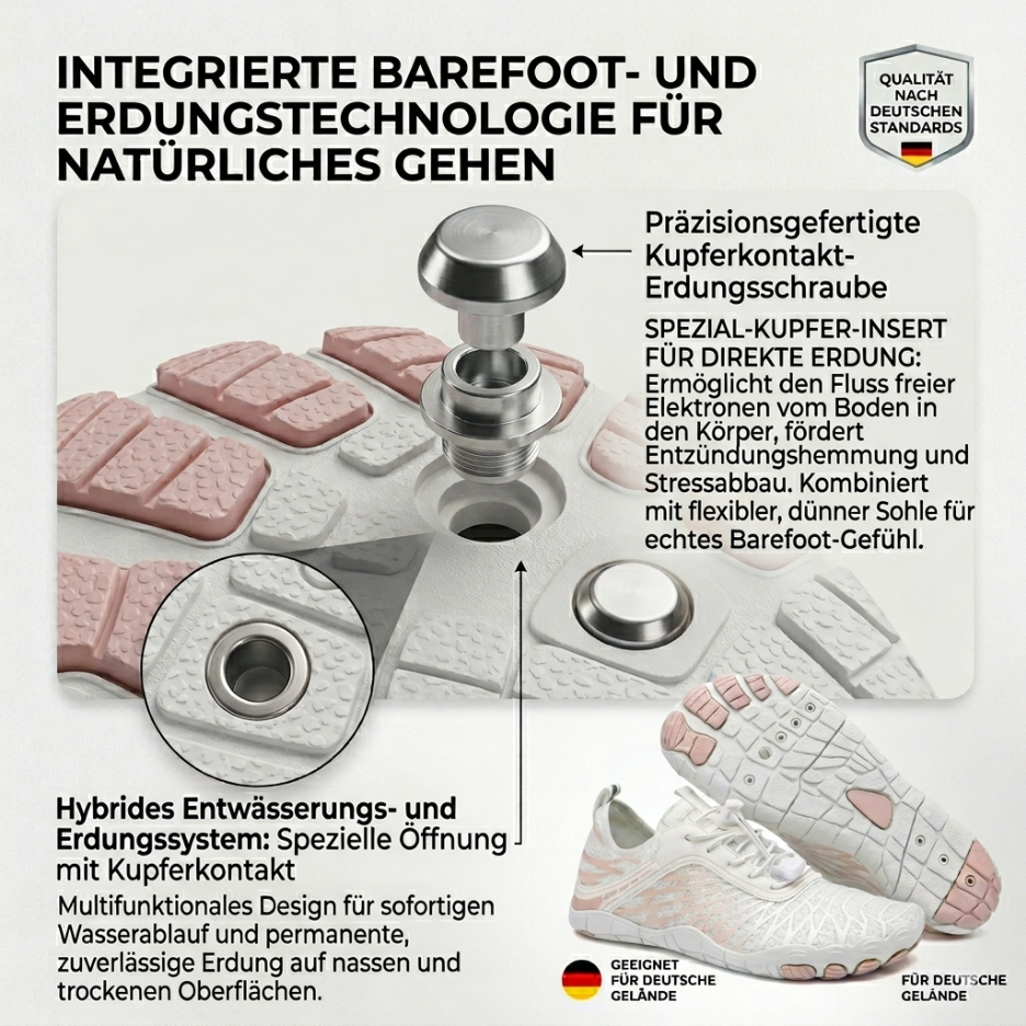 50% OFF! ✨ EarthZen™ Grounding Allround: Erlebe die Freiheit des Barfußlaufens – Mit integrierter Erdungs-Technologie