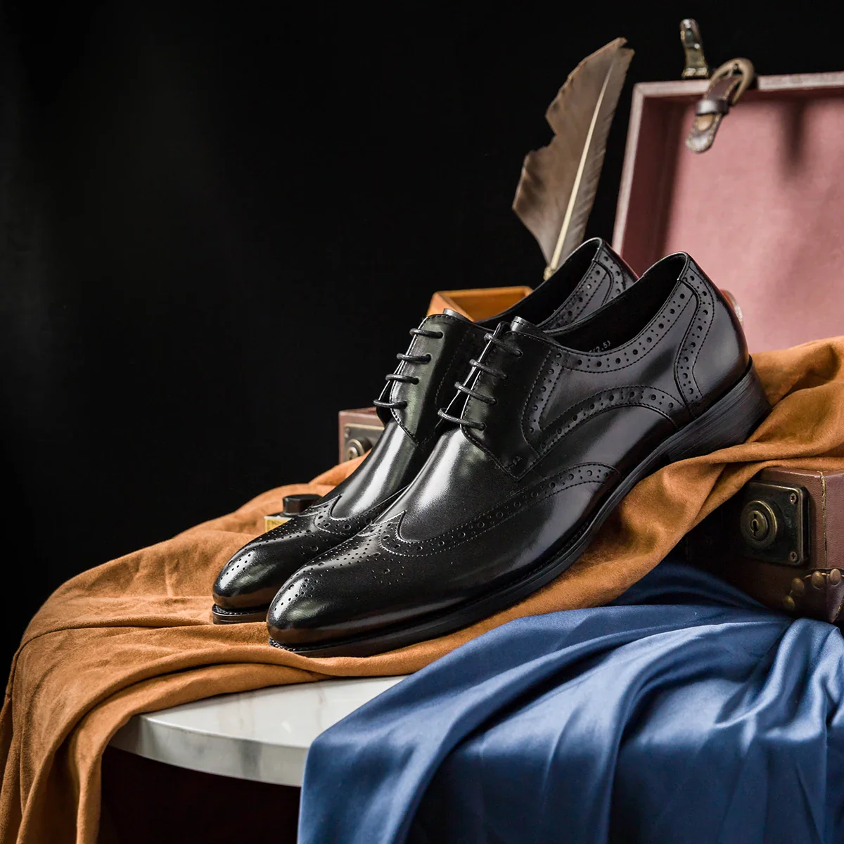 Handgefertigte Lederschuhe für Herren