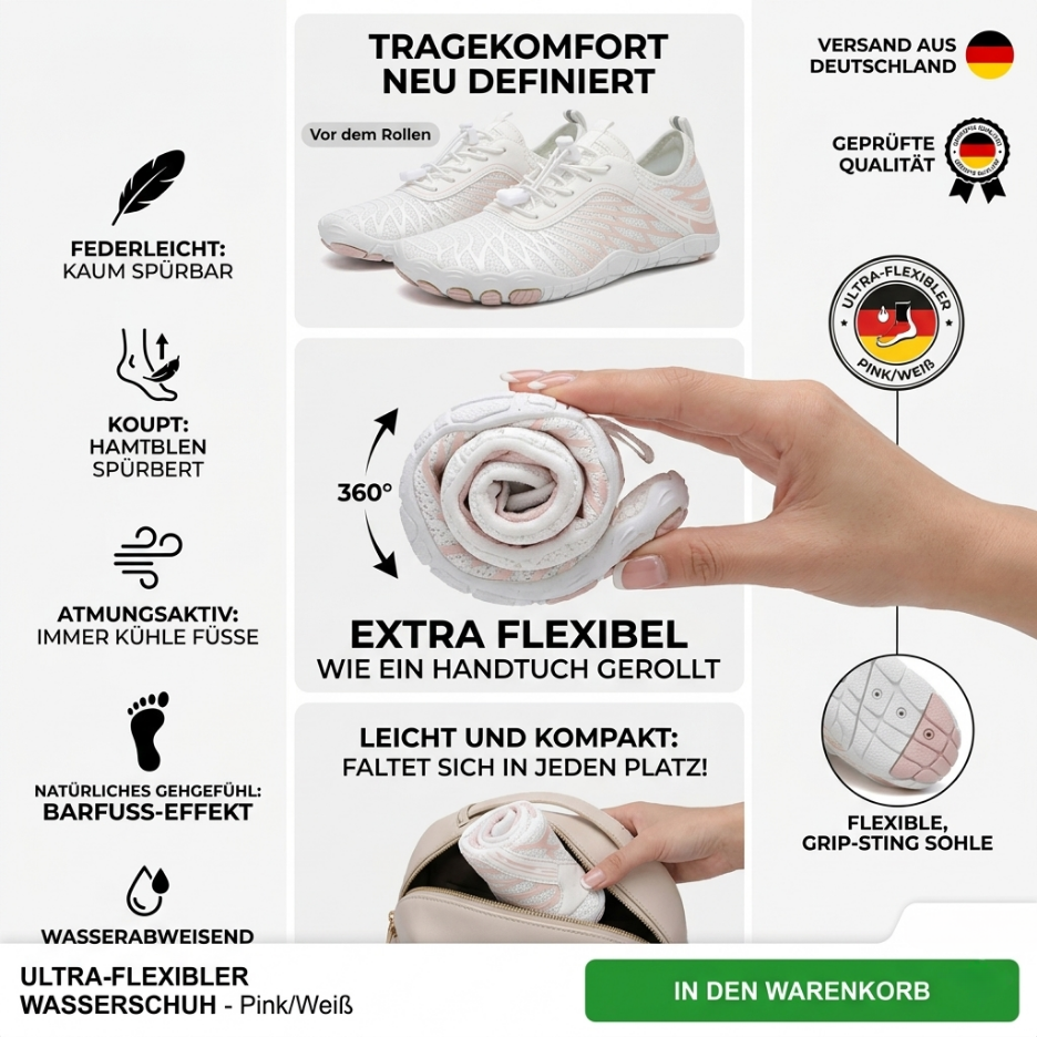 50% OFF! ✨ EarthZen™ Grounding Allround: Erlebe die Freiheit des Barfußlaufens – Mit integrierter Erdungs-Technologie