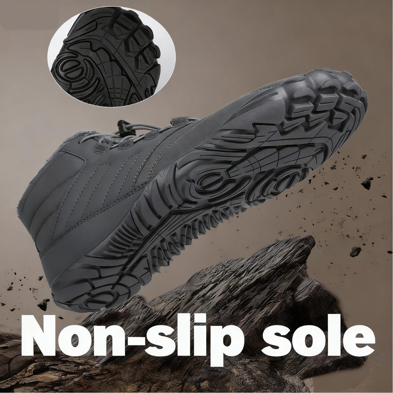 Caspar - Non-slip & Carbon Fiber Waterproof Winter Barefoot Shoes (Unisex)