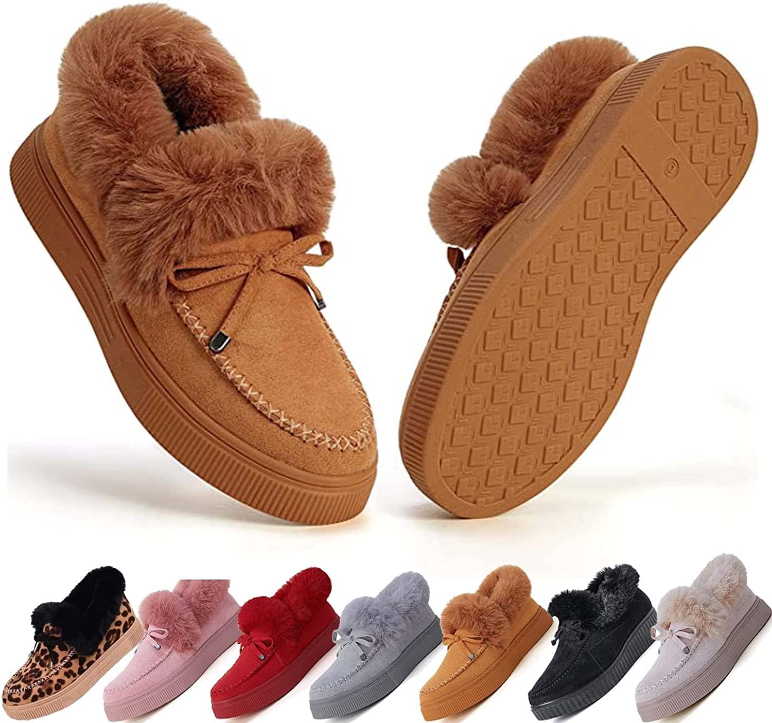 Women's boots round head thick sole Orthopedic Arch-Support thick warm cotton shoes