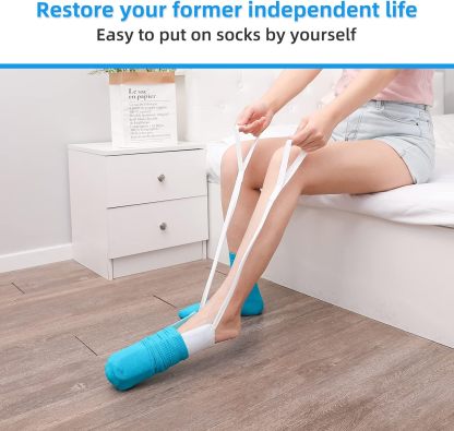 ✨No more bending down to put on socks--Sock Puller