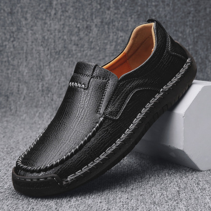 ⏰Promotion - 50% OFF🔥 Leather Loafers – Slip-On, Orthopedic Arch Support