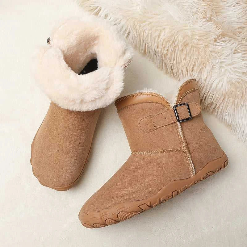 ❄️50% RABATT - Snug Boot | Rutschfeste & Wasserdichte Barfuß-Winterstiefel mit orthopädischer Fußgewölbestütze (Unisex)