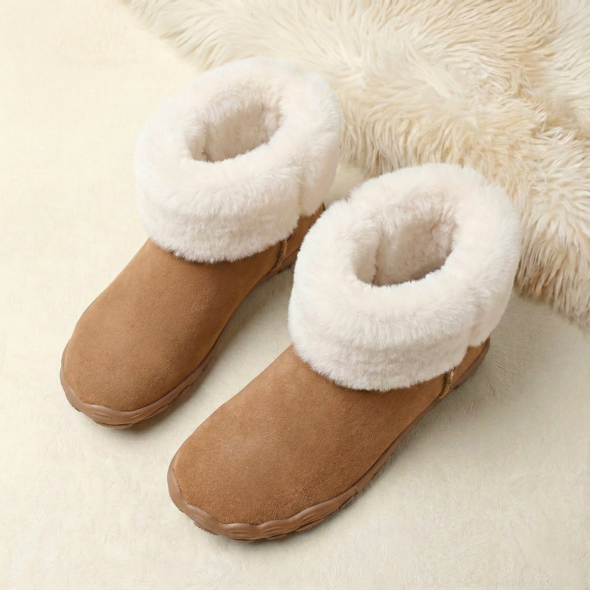 ❄️50% RABATT - Snug Boot | Rutschfeste & Wasserdichte Barfuß-Winterstiefel mit orthopädischer Fußgewölbestütze (Unisex)
