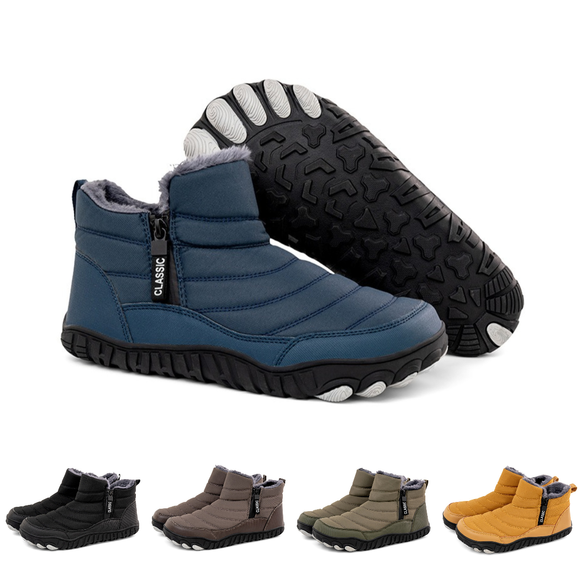 CozyFlow- Non-slip & Carbon Fiber Waterproof Winter Barefoot Shoes (Unisex)