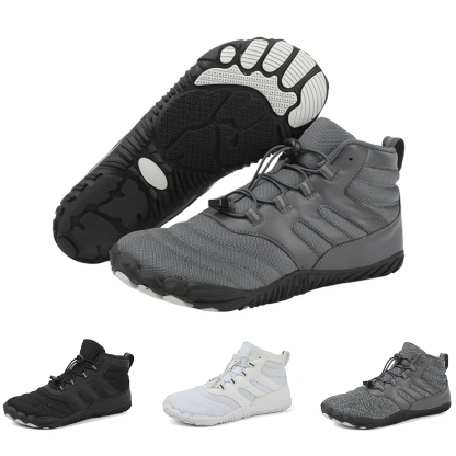 Grey Glide- Non-slip & Carbon Fiber Waterproof Winter Barefoot Shoes (Unisex)