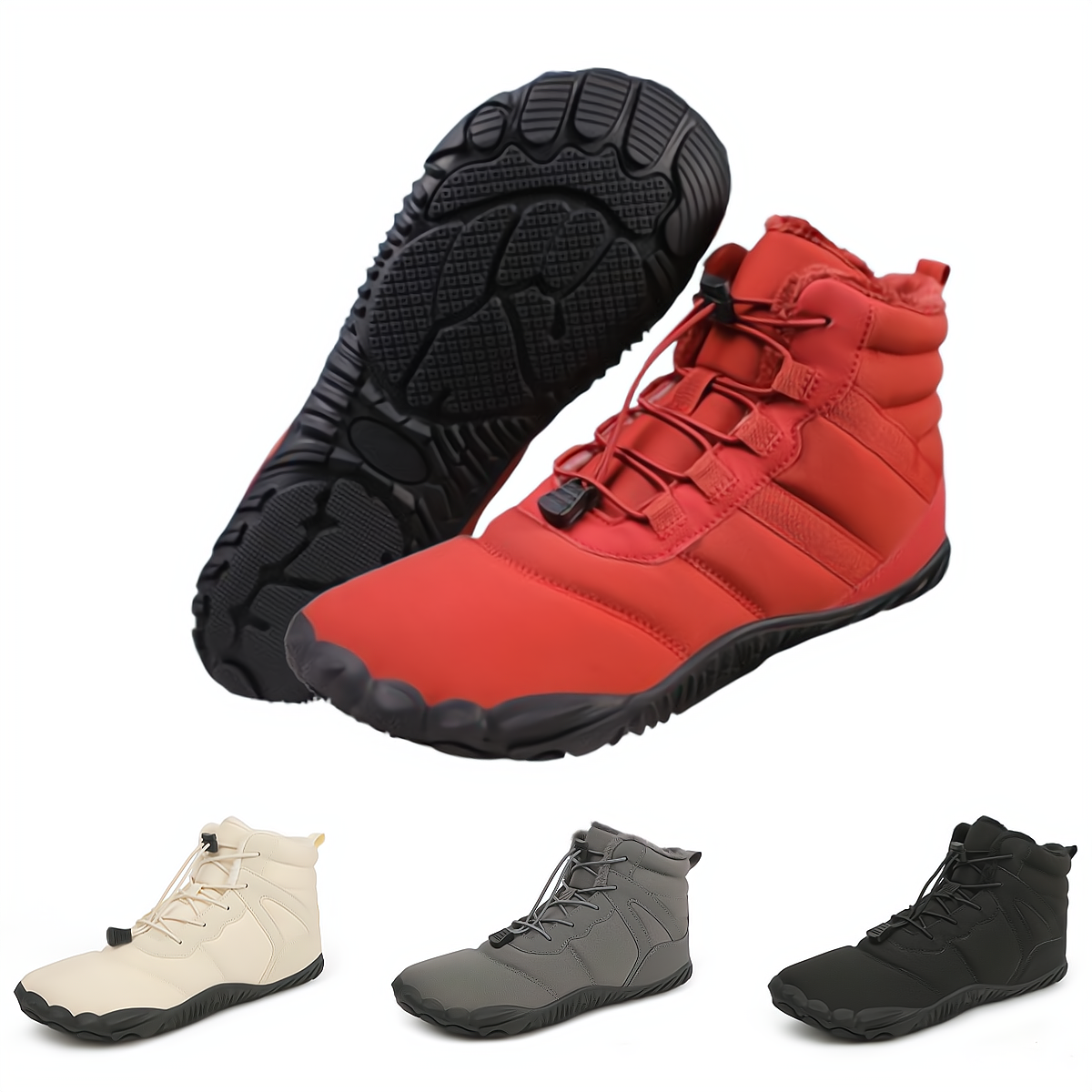 Sizzling Snow- Non-slip & Carbon Fiber Waterproof Winter Barefoot Shoes (Unisex)