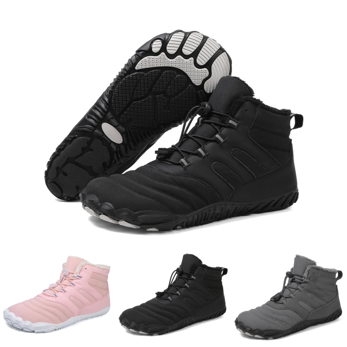 NudeNest - Non-slip & Carbon Fiber Waterproof Winter Barefoot Shoes (Unisex)