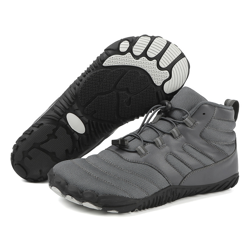 Grey Glide- Non-slip & Carbon Fiber Waterproof Winter Barefoot Shoes (Unisex)