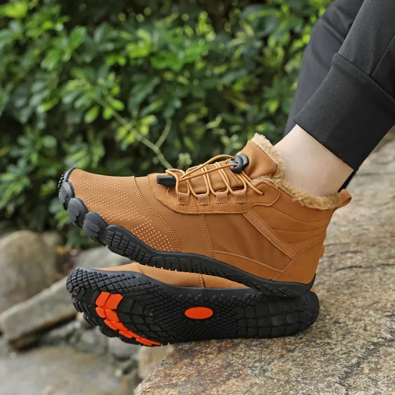 WinterWalk- Non-slip & Carbon Fiber Waterproof Winter Barefoot Shoes (Unisex)