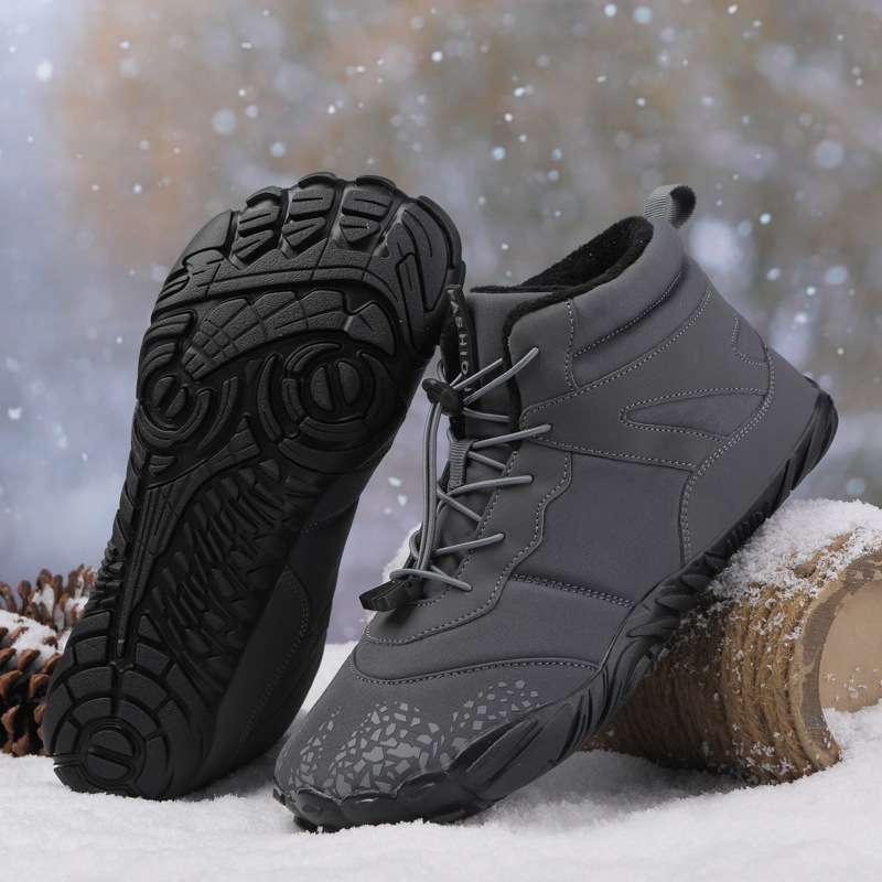 FrostRhythm- Non-slip & Carbon Fiber Waterproof Winter Barefoot Shoes (Unisex)