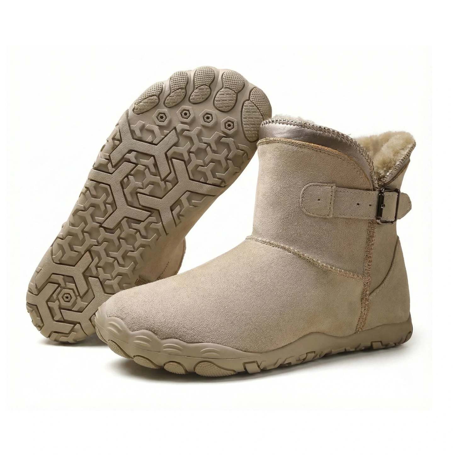 ❄️50% RABATT - Snug Boot | Rutschfeste & Wasserdichte Barfuß-Winterstiefel mit orthopädischer Fußgewölbestütze (Unisex)