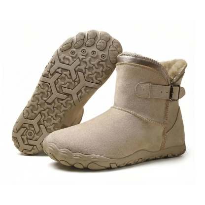 ❄️50% RABATT - Snug Boot | Rutschfeste & Wasserdichte Barfuß-Winterstiefel mit orthopädischer Fußgewölbestütze (Unisex)