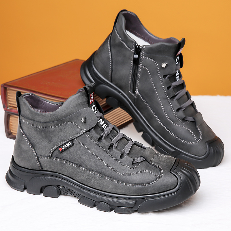 ❄️ArcticWalk Men's Winter Boots - Fur Lined, Waterproof Snow Hiking Shoes for Extreme Warmth & Comfort