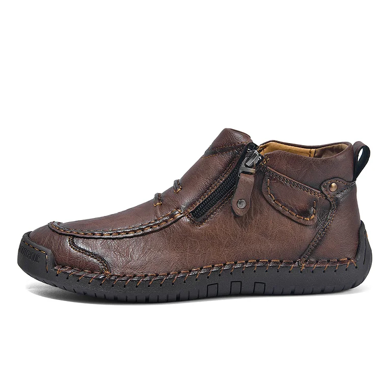 ⏰ Zeitlich begrenzt 49 % Rabatt – Handgefertigte Leder-Fahrerstiefel für Herren