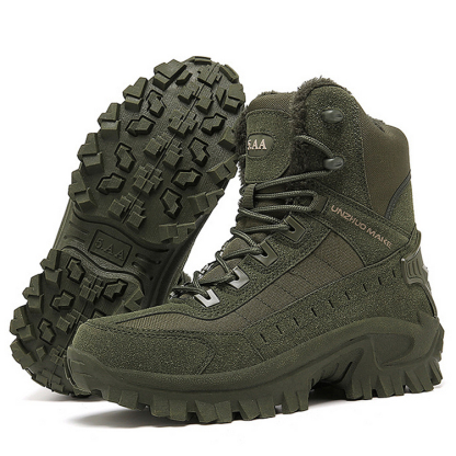Men's Combat Boots Orthopedic Support Hiking Boots Waterproof Anti-Puncture Work Boots